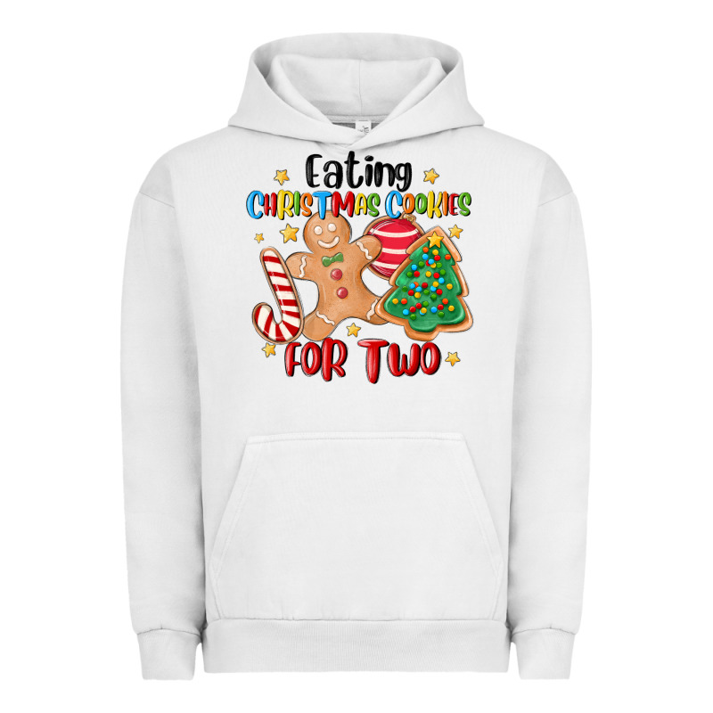 Eating Christmas Cookies For Two Urban Hoodie by MaliasSmallBusiness | Teevron