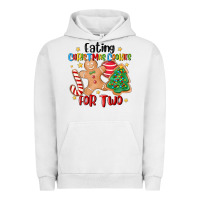 Pigment Lunar Rock eating christmas cookies for two Urban Hoodie - MaliasSmallBusiness