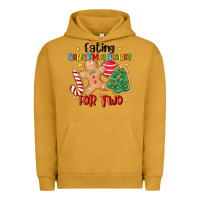 Pigment Peanut Butter eating christmas cookies for two Urban Hoodie - MaliasSmallBusiness