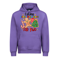 Tulip eating christmas cookies for two Urban Hoodie - MaliasSmallBusiness