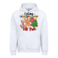 White eating christmas cookies for two Urban Hoodie - MaliasSmallBusiness