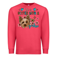 Cardinal life is better with a yorkie Premium Sweatshirt - Jasminsmagicworld