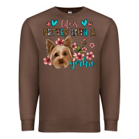 Chestnut life is better with a yorkie Premium Sweatshirt - Jasminsmagicworld