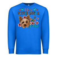 True Royal life is better with a yorkie Premium Sweatshirt - Jasminsmagicworld