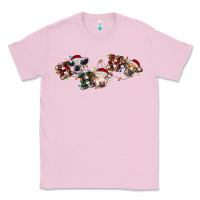 Bubblegum Pink hohoho christmas cows Classic Tee - RanaPortraitStore