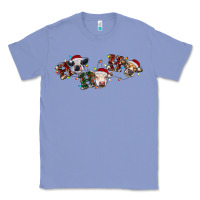 Colony Blue hohoho christmas cows Classic Tee - RanaPortraitStore