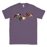 Lavender hohoho christmas cows Classic Tee - RanaPortraitStore