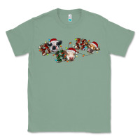 Sage hohoho christmas cows Classic Tee - RanaPortraitStore