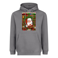 Storm Christmas Feeling Jolly Santa Heavyweight Hoodie - Artiststas
