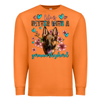 Carrot life is better with a german shepherd Premium Sweatshirt - Jasminsmagicworld