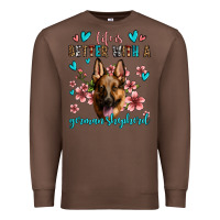 Chestnut life is better with a german shepherd Premium Sweatshirt - Jasminsmagicworld