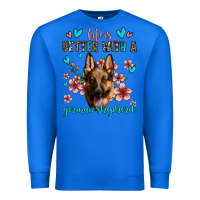 True Royal life is better with a german shepherd Premium Sweatshirt - Jasminsmagicworld