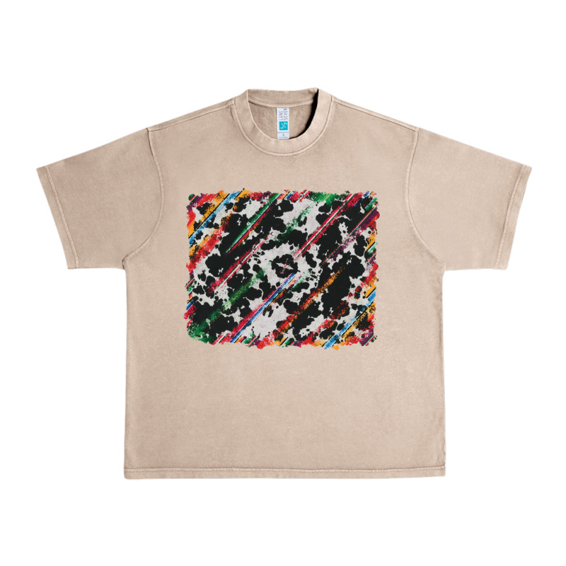 Cowhide And Serape Background Urban Heavy Tee by RanaPortraitStore | Teevron