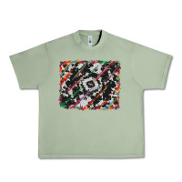 Oil Green cowhide and serape background Urban Heavy Tee - RanaPortraitStore