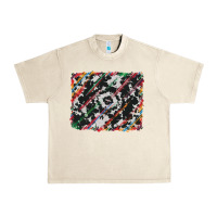 Sandshell cowhide and serape background Urban Heavy Tee - RanaPortraitStore