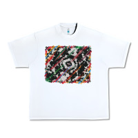 White cowhide and serape background Urban Heavy Tee - RanaPortraitStore