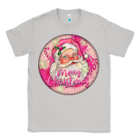 Moon Dust Pink Merry Christmas Santa Classic Tee - FaDigitalArtStudio