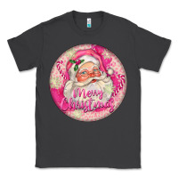 Pink Merry Christmas Santa Classic Tee | Teevron