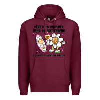 Burgundy here's to another year of pretending i know what i Premium Hoodie - MaliasSmallBusiness