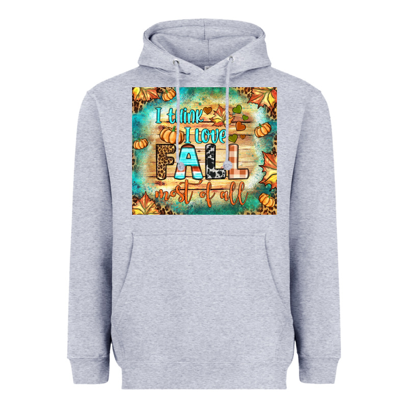 I Think I Love Fall Most Of All Tumbler Heavyweight Hoodie by BundleAndBundleShop | Teevron