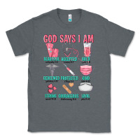 Charcoal Heather god says i am Classic Tee - texasbilliewilder