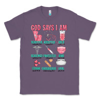 Lavender god says i am Classic Tee - texasbilliewilder