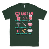 Sports Green god says i am Classic Tee - texasbilliewilder