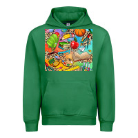Emerald school elements Urban Hoodie - NancyCooperArtShop