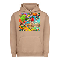 Pigment Burro school elements Urban Hoodie - NancyCooperArtShop
