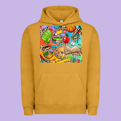 School Elements Urban Hoodie Designed By Nancycooperartshop