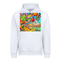 White school elements Urban Hoodie - NancyCooperArtShop