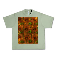Oil Green cactus background Urban Heavy Tee - RanaPortraitStore