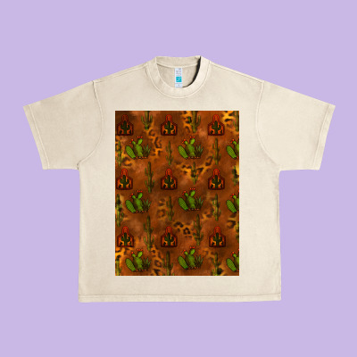 Urban Heavy Tee cactus background