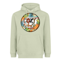 Matcha cozy vibes earrings Heavyweight Hoodie - BundleAndBundleShop