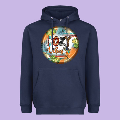 Cozy Vibes Earrings Heavyweight Hoodie Designed By Bundleandbundleshop