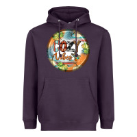 Plum cozy vibes earrings Heavyweight Hoodie - BundleAndBundleShop