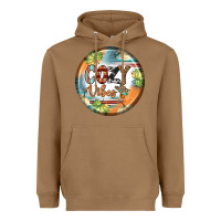Toasted Coconut cozy vibes earrings Heavyweight Hoodie - BundleAndBundleShop