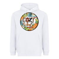 White cozy vibes earrings Heavyweight Hoodie - BundleAndBundleShop
