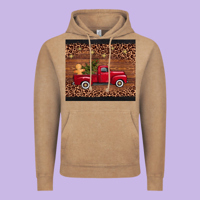Christmas Truck Vintage Hoodie Designed By Adodesignshop
