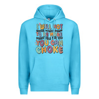 Ocean Blue i will not water myself down to be more digestible Premium Hoodie - MaliasSmallBusiness