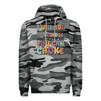 Slate Camo i will not water myself down to be more digestible Premium Hoodie - MaliasSmallBusiness