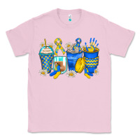 Bubblegum Pink down syndrome coffee cups Classic Tee - Zillion Design Studio