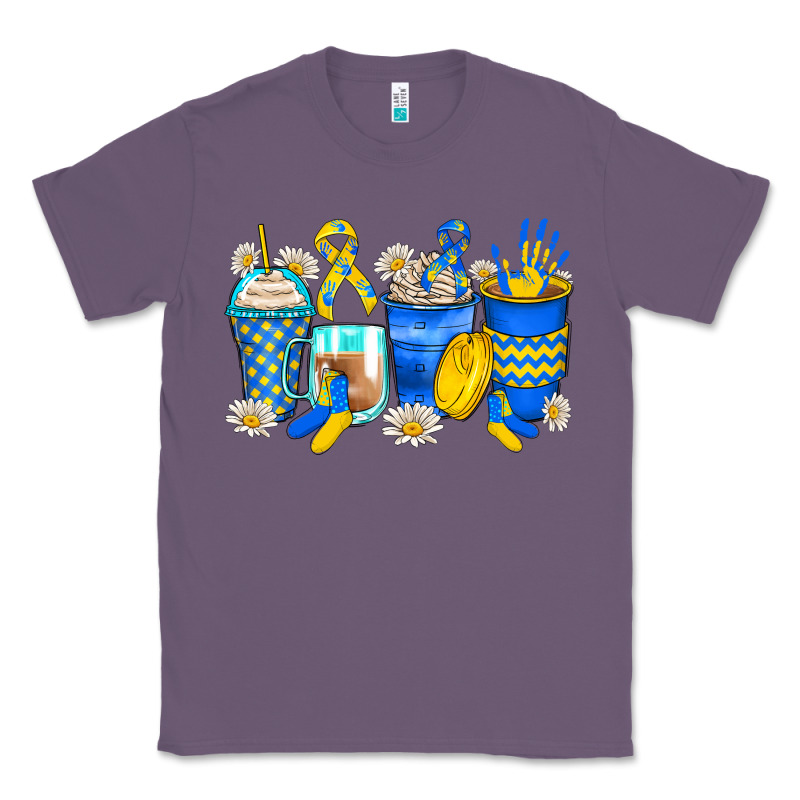 Down Syndrome Coffee Cups Classic Tee by Zillion Design Studio | Teevron