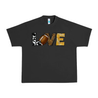 Pigment Black football love Urban Heavy Tee - RanaPortraitStore