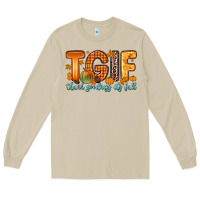 Mushroom tgif thank goodness it s fall Long Sleeve Tee - Zillion Design Studio