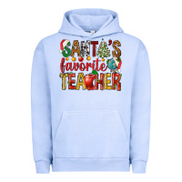 Pigment Grape Ice santas favorite teacher Urban Hoodie - NancyCooperArtShop