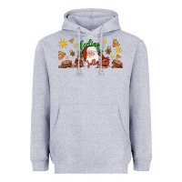 Heather Grey Christmas feeling jolly santa Heavyweight Hoodie - Artiststas