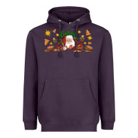Plum Christmas feeling jolly santa Heavyweight Hoodie - Artiststas