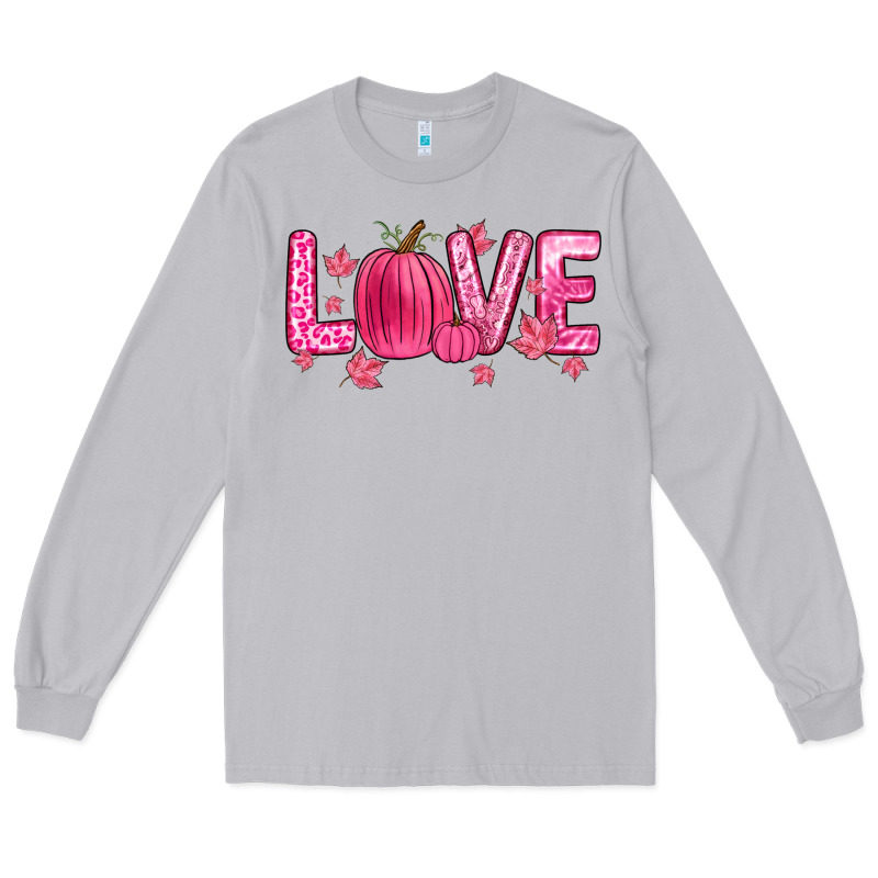 Love Breast Cancer Long Sleeve Tee by Zillion Design Studio | Teevron