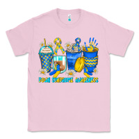 Bubblegum Pink down syndrome coffee cups Classic Tee - Zillion Design Studio